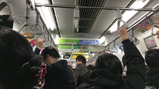 さすが山手線！コミコミでした。