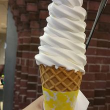 ボリュームあるソフトクリーム