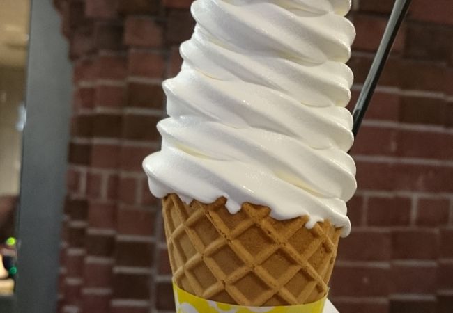 ベイクでソフトクリーム