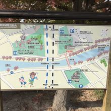 清洲城周辺案内図