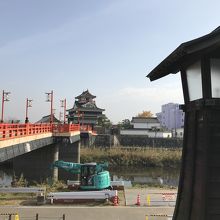 偽天守閣と偽大手橋