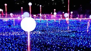 シャボン玉がキレイ