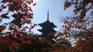 55mの東寺の五重塔