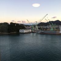 お部屋のカーテンを開けたら海と空！