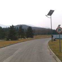 秦の始皇陵入口