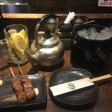 白レバーとガチンコレモンサワー