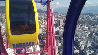 松山城、瀬戸内海を見渡せる観覧車！