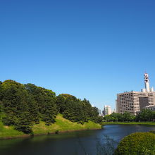 周辺のお堀雰囲気