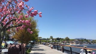 適度に大きな湖