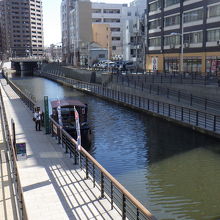 護岸が整備されて