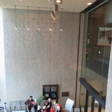 天井に風船が…。オブジェです