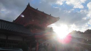 朝早い時間は授与所が開いていない