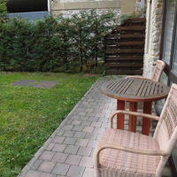 外に出られました。