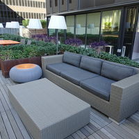 まったり過ごせる素敵な中庭