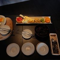 朝ごはんは和食と洋食が選べますが洋食はサラダバーとフルーツが