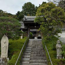 枝垂れ桜が有名な寺院