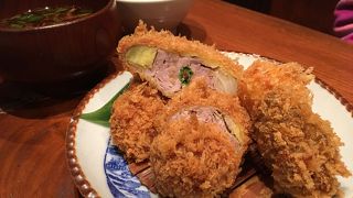 トンカツとは、ボリュームである