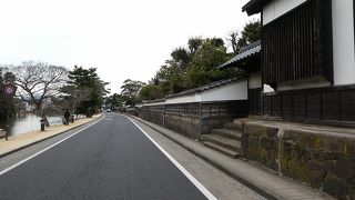 城下町の名残残す通り