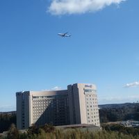 離陸後の航空機