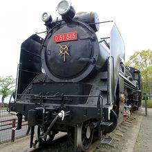 D51機関車の展示