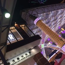 観覧車まで収まり切れない