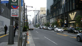 歩いてて楽しい通りです