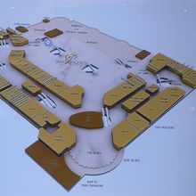 サイアムパラゴンのＧ階のグルメマーケットです。かなり広い店舗