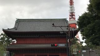都内のど真ん中のお寺