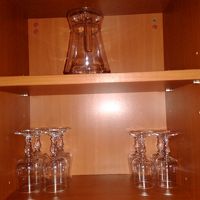 グラスと水差し