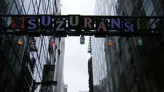 落ち着いた雰囲気の通りです