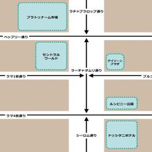 同じ資料で、ラーマ１世通りは、ラムチャダムリ通りが東端です。