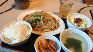 豚マルコロホルモン野菜炒めランチ！