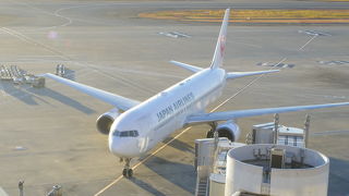 JALが見えるガリバーズデッキ