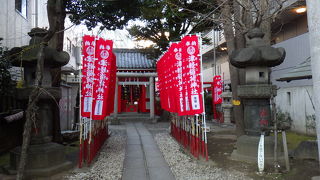 津軽藩中屋敷の守護神