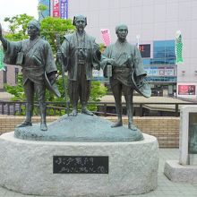 水戸駅北側の黄門像