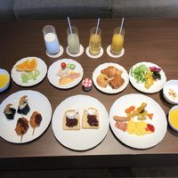 【クラブラウンジ】の朝食では名古屋名物もある