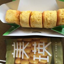 スイートコーンの甘さだけで焼き上げた