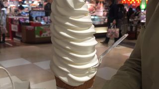 濃厚な牛乳の味わい