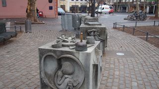 活版の模型がある