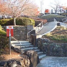 展望広場の階段