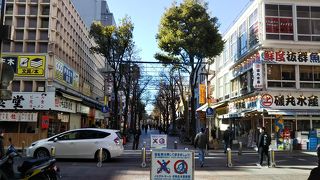 真冬の伊勢佐木町商店街