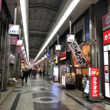長い長い…商店街…雨でも大丈夫！