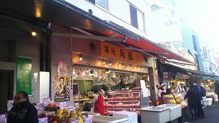 相変わらず盛況な築地場外！鴨肉を買う(^^)v