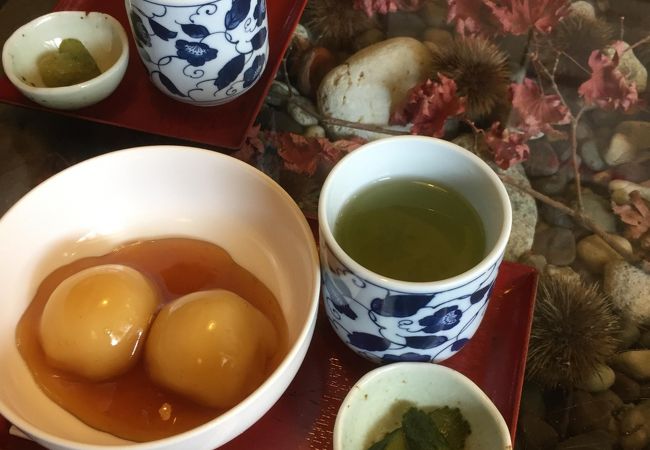 鳴子温泉の名物団子