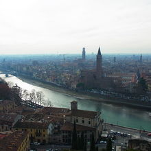 サンピエトロ城広場からの眺め