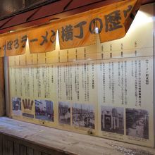 歴史年表が掲示されていました