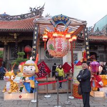龍山寺の境内の風景