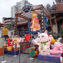 龍山寺の境内の風景
