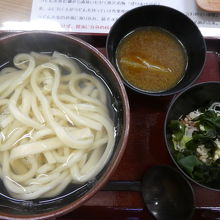 麺つゆのないずりあげうどん