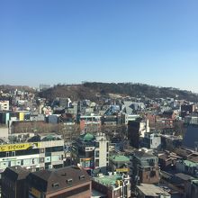 CGVの建物から。